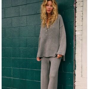 Free People Gray Sweater Cardigan